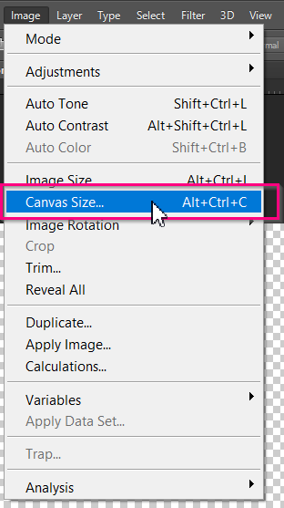 ตรวจสอบ แก้ไข เปลี่ยนขนาดของไฟล์งานใน Canvas Size.